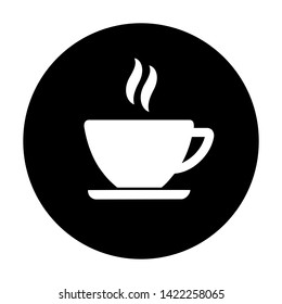 Cup of coffee. Coffee cup icon vector. Coffee icon illustration.