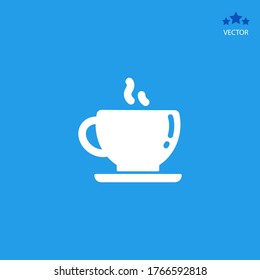 Cup of coffee Icon. Vector illustration EPS 10.