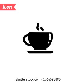 Cup of coffee Icon. Vector illustration EPS 10.