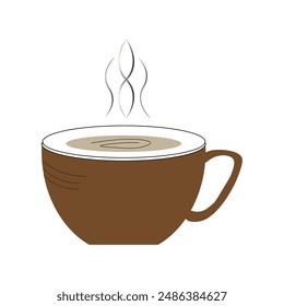 cup of coffee icon vector illustration design template