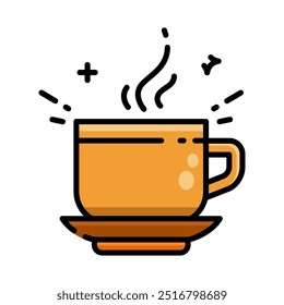 cup of coffee icon vector illustration
