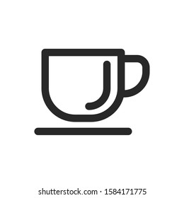 Cup of coffee icon vector logo symbol illustration EPS 10