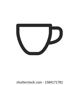 Cup of coffee icon vector logo symbol illustration EPS 10