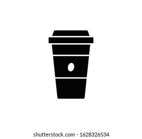 Cup coffee icon vector logo template illustration