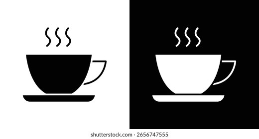 Vector de iconos de taza de café