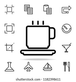 a cup of coffee icon. web icons universal set for web and mobile on white background