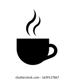 cup of coffee icon with a white background