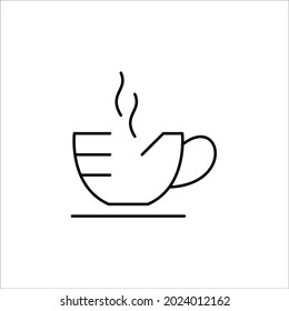 cup of coffee  icons symbol vector elements for infographic web