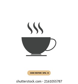 cup of coffee icons  symbol vector elements for infographic web