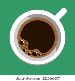 a cup of coffee illustration