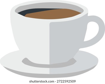 Una taza de café Ilustración