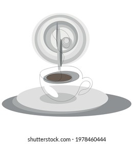 Cup Of Coffee Illustration Art