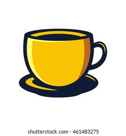 A cup of coffee illustration vector