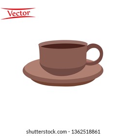 Cup of coffee isolated.  