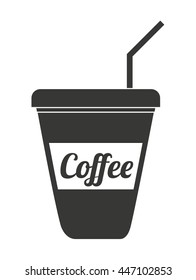 cup coffee isolated icon design, vector illustration  graphic