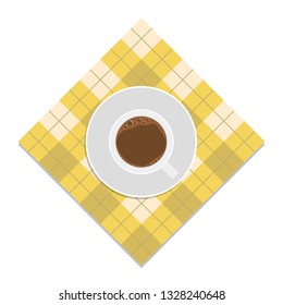 Cup of coffee isolated vector design illustration