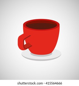 cup coffee isometrics design 