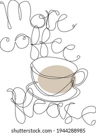 arte de una taza de café 