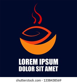 Cup coffee logo . 