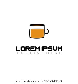 cup of coffee logo design