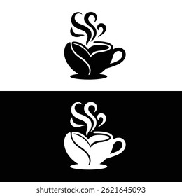 Taza de café de diseño de logotipo .
