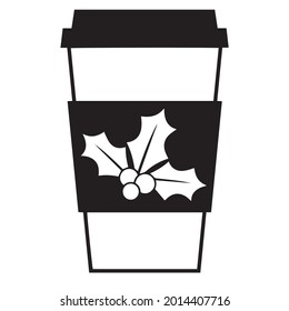 a cup of coffee logo inspirational positive quotes, motivational, typography, lettering design