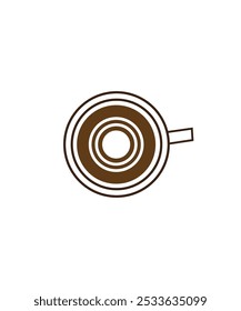 A Cup of Coffee Logo Vector, Coffee Cup Logo Vector