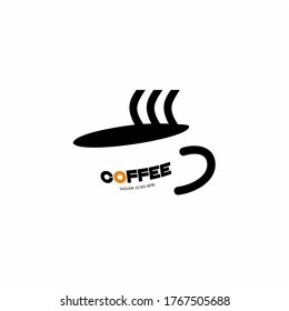 Cup of coffee logo,coffee icon vector