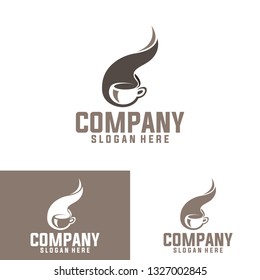 a cup of coffee logotype