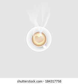 Cup coffee of love