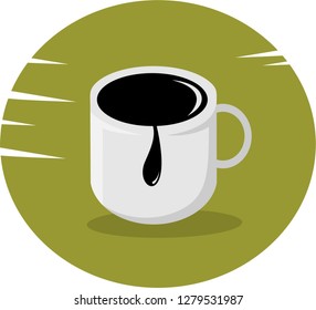 a cup of coffee milk