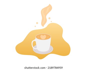 cup of coffee with milk