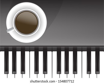 cup of coffee and musical 