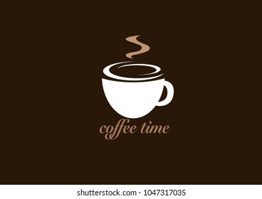 cup of coffee on brown