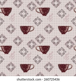 Cup of coffee on seamless