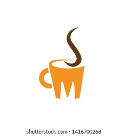 cup of coffee  on the white background