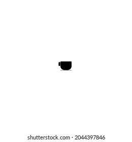 Cup of coffee on white background