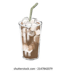 Cup of coffee on white background. Vector isolated illustration