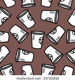 Cup of coffee pattern.