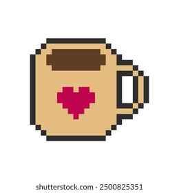 cup of coffee pixel art for your needs