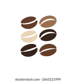 Xícara de café e grãos torrados isolados sobre fundo branco para café e café da manhã design