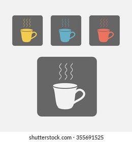 A cup of coffee set