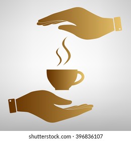 Cup of coffee sign