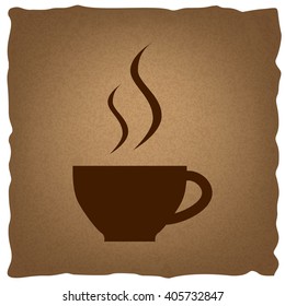 Cup of coffee sign