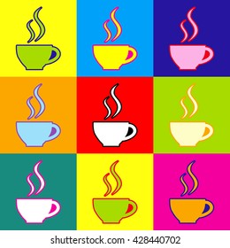 Cup of coffee sign