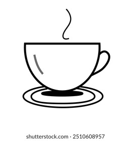 vetor da xícara de café sinal