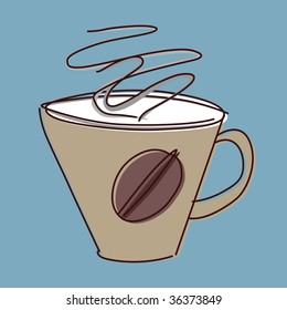 cup of coffee sketch