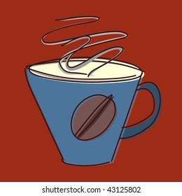 cup of coffee sketch