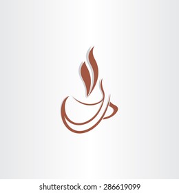 cup of coffee stylized icon design