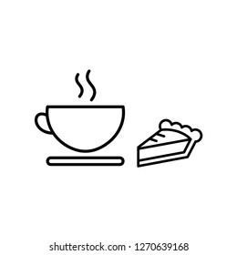 Cup of coffee and Sweet deserts time